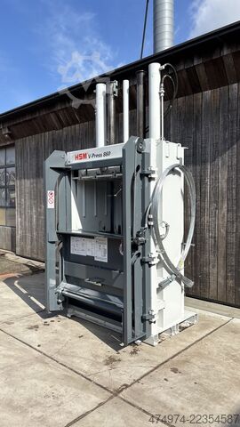 Ballepresse, affaldspresser, affaldshåndtering HSM V-Press 860