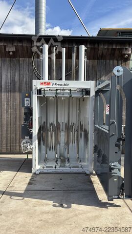 Ballepresse, affaldspresser, affaldshåndtering HSM V-Press 860