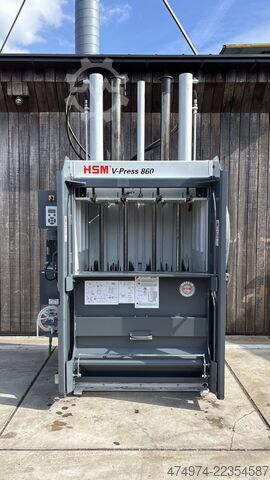 Ballepresse, affaldspresser, affaldshåndtering HSM V-Press 860