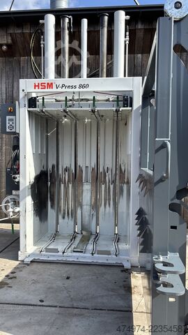Ballepresse, affaldspresser, affaldshåndtering HSM V-Press 860