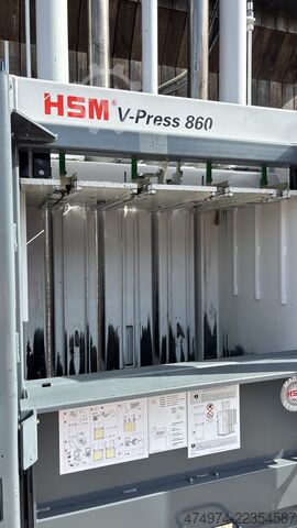 Ballepresse, affaldspresser, affaldshåndtering HSM V-Press 860