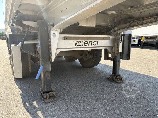 Tippsemitrailer MENCI MENCI KASTENMULDE SL740R,  GETREIDESCHIEBER, LIFTACHSE