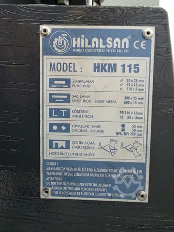 Hydraulische profielstaalschaar Hilalsan HKM115