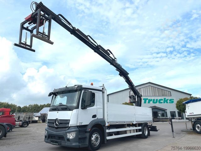 Autolaadkraan MERCEDES-BENZ 1835 Antos / 6m Pritsche / HIAB 144 DLS-3 Pro