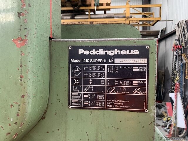 Mašina za sečenje/probijanje Peddinghaus 210 Super 11