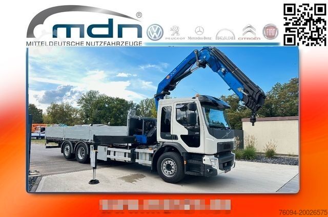 Lastbilmonteret kran VOLVO FE 320 7m Pritsche 6x2 Kran 18m