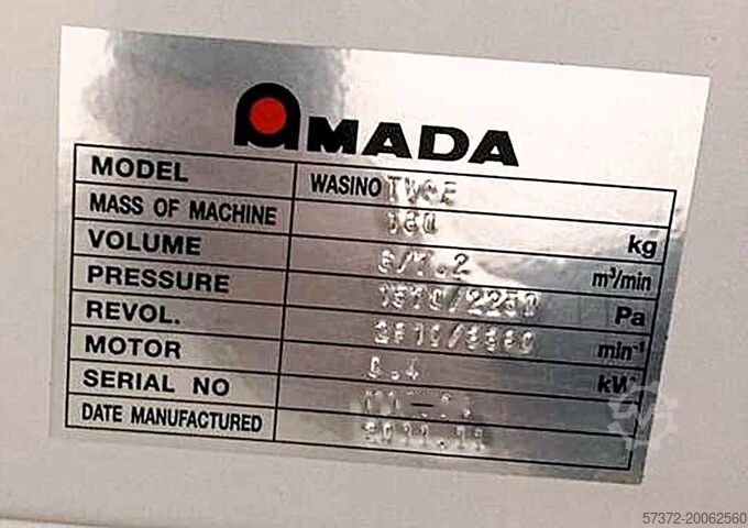 CNC profiel schuurmachine Amada DV 1