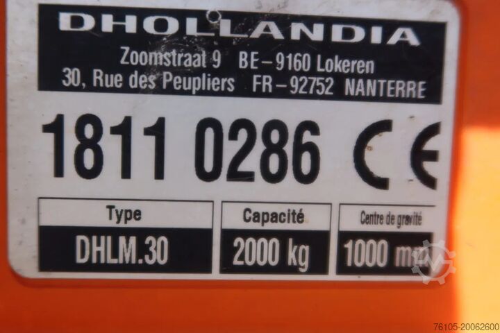 Bőrönd MAN TGL 12.250 Bakwagen + Laadklep DHollandia 2000 kg