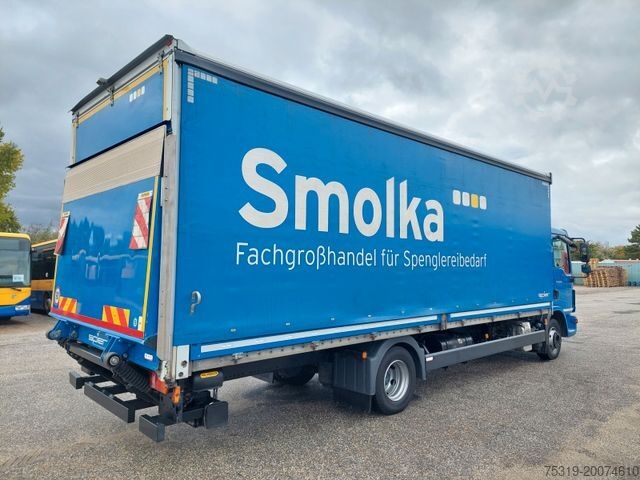 Platós teherautó ponyvával MAN TGL 12.250 BL 4x2