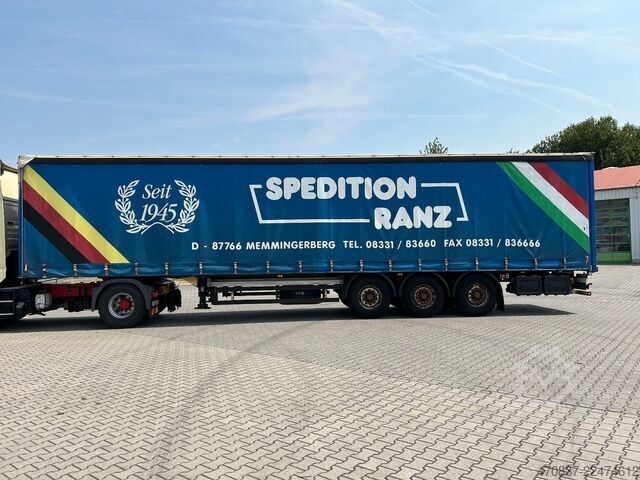 Åben sættevogn med presenning SCHMITZ CARGOBULL S01 / Rahmen Verzinkt