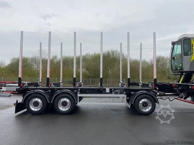 Holztransporter PAVIC HTA27 68E/Luftfederung/Schemel/Achse Liftbar HT...