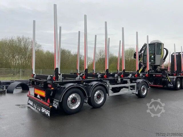 Holztransporter PAVIC HTA27 68E/Luftfederung/Schemel/Achse Liftbar HT...