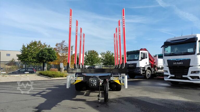 Přepravník dřeva PAVIC ZHTA 18 56Z 22,5" 2-Achs Tandem Schemel SOFORT!...