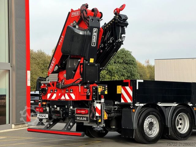 Vrachtwagen met kraan MAN TGX 26.540 6x2-4 LL Containerpritsche Fassi 545