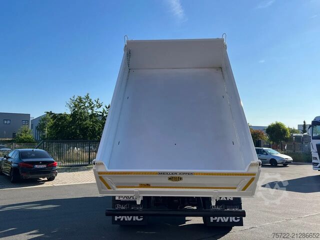 3 oldalú billenő MAN TGM 18.320 4x4 Meiller Trigenius FASSI F135