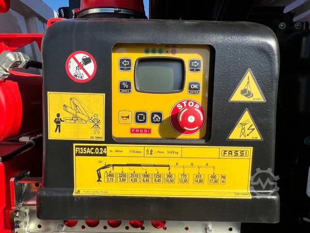 3 oldalú billenő MAN TGM 18.320 4x4 Meiller Trigenius FASSI F135