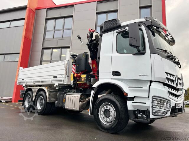 3 oldalú billenő Mercedes-Benz Arocs 3348 6x4 BB Dreiseitenkipper FASSI F255A