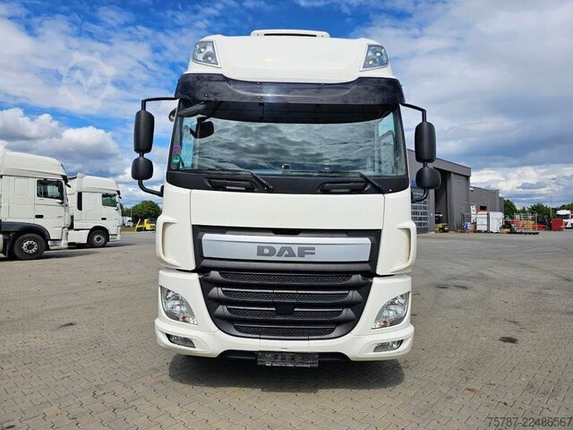 Samochód ciężarowy z plandeką typu platforma DAF DAF CF 310 Space Cab, Gardine, Ladebordwand 1,5