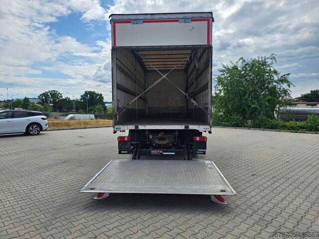 Samochód ciężarowy z plandeką typu platforma DAF DAF CF 310 Space Cab, Gardine, Ladebordwand 1,5