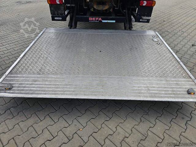 Samochód ciężarowy z plandeką typu platforma DAF DAF CF 310 Space Cab, Gardine, Ladebordwand 1,5
