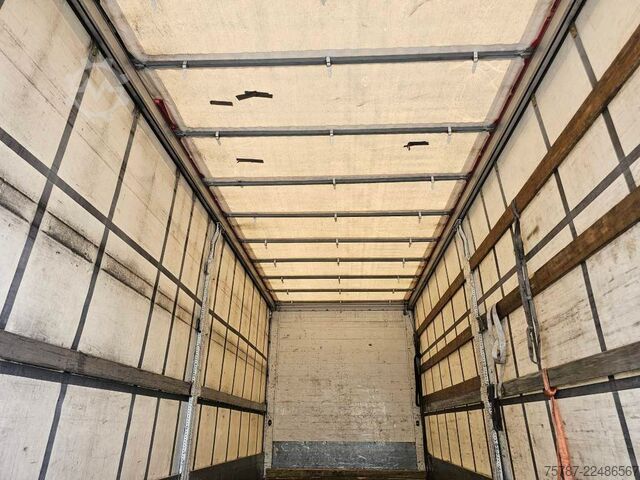 Samochód ciężarowy z plandeką typu platforma DAF DAF CF 310 Space Cab, Gardine, Ladebordwand 1,5