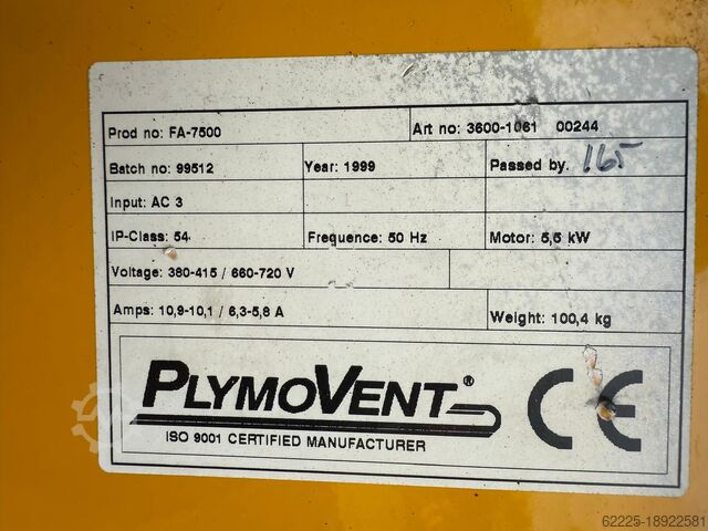 Plymovent lasrookafzuiging Plymovent MDB BM-4