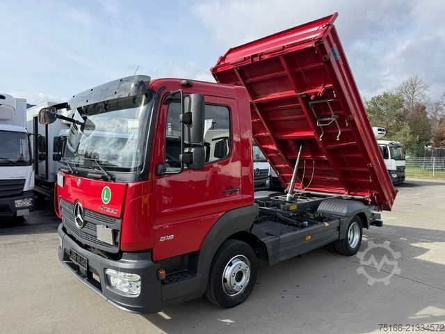 Trostrani kiper kombi MERCEDES-BENZ ATEGO 818 K Kipper MEILLER 3-Seiten*KLIMA+AHK
