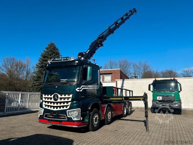 Lastbilmonteret kran MERCEDES-BENZ 3253 + HIAB 302 Kran 8x2-4 HAD ALLRAD