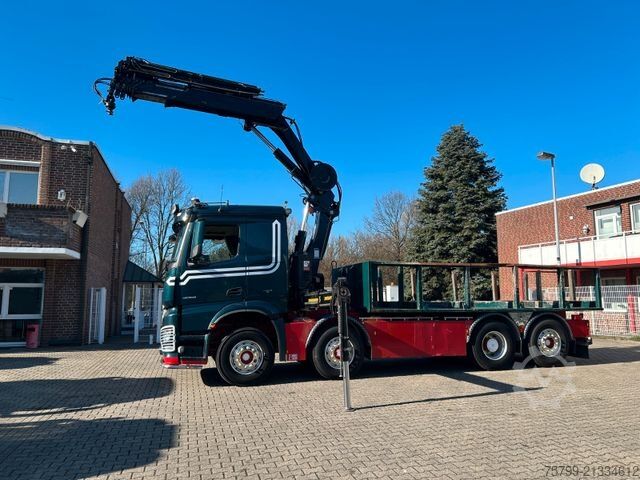 Lastbilmonteret kran MERCEDES-BENZ 3253 + HIAB 302 Kran 8x2-4 HAD ALLRAD