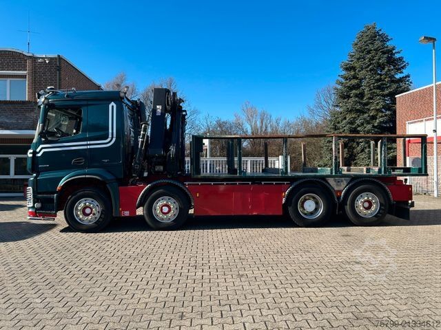 Lastbilmonteret kran MERCEDES-BENZ 3253 + HIAB 302 Kran 8x2-4 HAD ALLRAD
