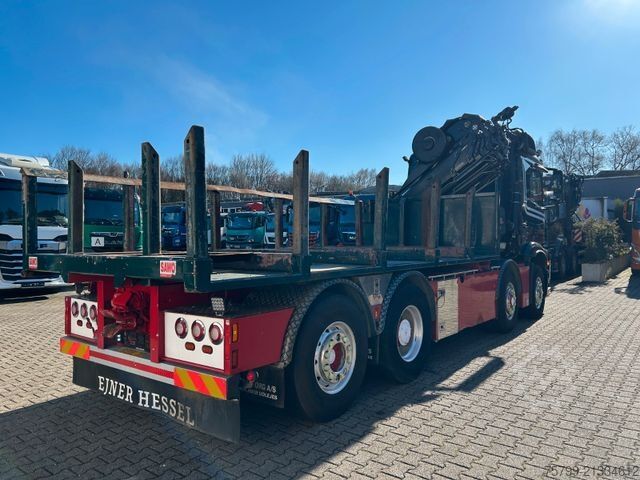 Lastbilmonteret kran MERCEDES-BENZ 3253 + HIAB 302 Kran 8x2-4 HAD ALLRAD