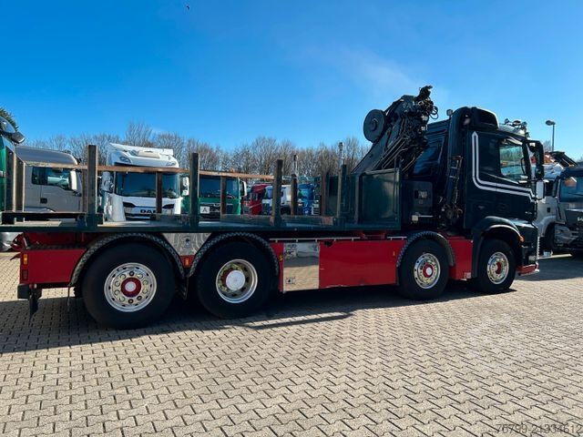 Lastbilmonteret kran MERCEDES-BENZ 3253 + HIAB 302 Kran 8x2-4 HAD ALLRAD