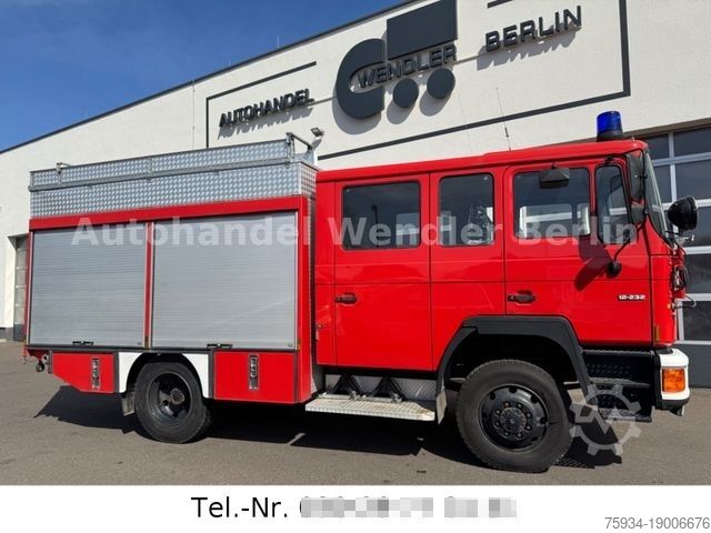 Vacuümtankwagen MAN 12.232 4x4 Firefighter Tank 1200l orig 19tkm
