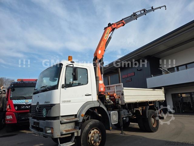 Üç taraflı damperli kamyon MERCEDES-BENZ Atego 1828 / 4X4 ALLRAD / Meiller /18 Kran