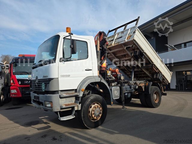 Damperli kamyon MERCEDES-BENZ Atego 1828 / 4X4 ALLRAD / Meiller / 18m Kran