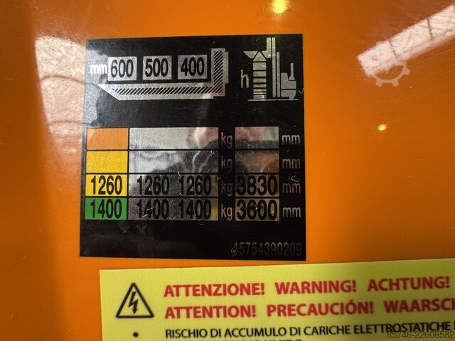 EXV 14 i * DEMÓ * Atex EX * Miretti 3G / Z2 * ÚJ akkumulátor !! STILL EXV 14 i * DEMO * Atex EX * Miretti 3G / Z2 * NEW battery !!