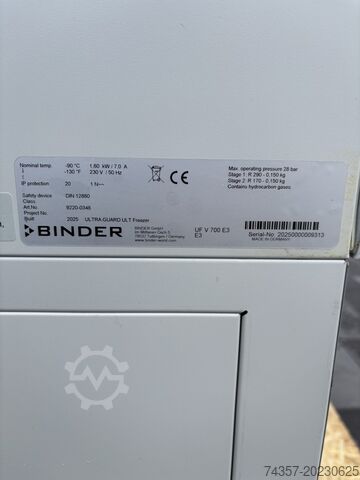 Congelador Binder UF V 700 Binder UF V 700