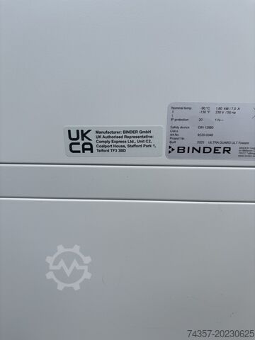 Congelador Binder UF V 700 Binder UF V 700