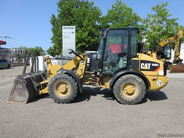 Hjullastare caterpillar 906H2 Radlader, Schaufel + Gabel