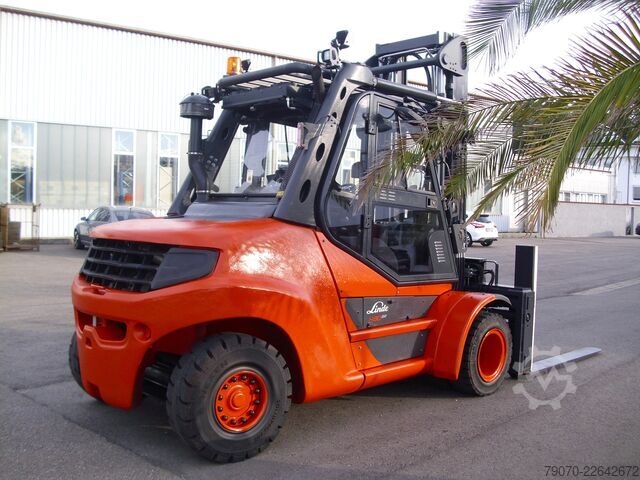 Gaffeltruck Linde H80D-03/900-X396- EVO TRIPLEX -ZVG/SS -