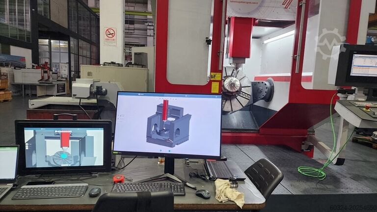 Centrum tokarsko-frezarskie CNC - 5 osi - symultaniczne IGREK FR 1000 T