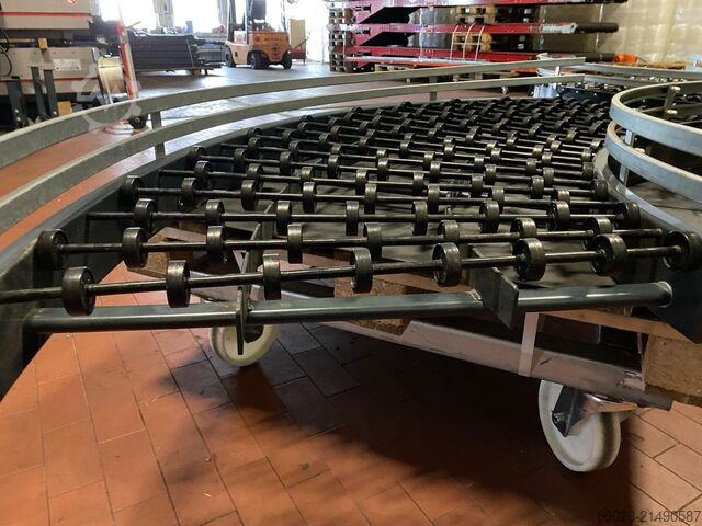 Rolbaanbocht, rollenbaanbocht Costo Röllchenbahnkurve 90 Grad