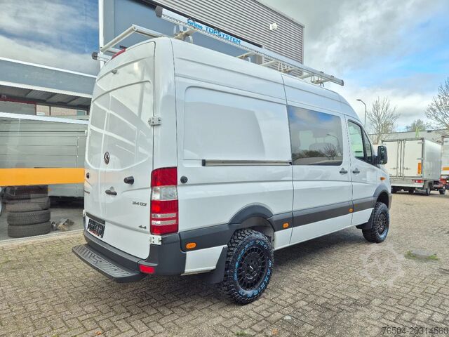 Bestelwagen dubbele cabine Mercedes-Benz Sprinter 314 CDI 4X4 Offroad/ Doka/ L2H2/ Airco...