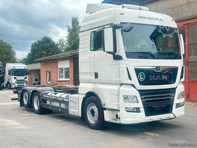 Değiştirilebilir kasalı kamyon MAN TGX 26.470 6x2 BDF XLX Intarder ACC LGS NAVI
