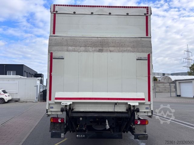 Ladbil med presenning DAF LF 320 Sleper Cab Pritsche & Plane mit LBW E6