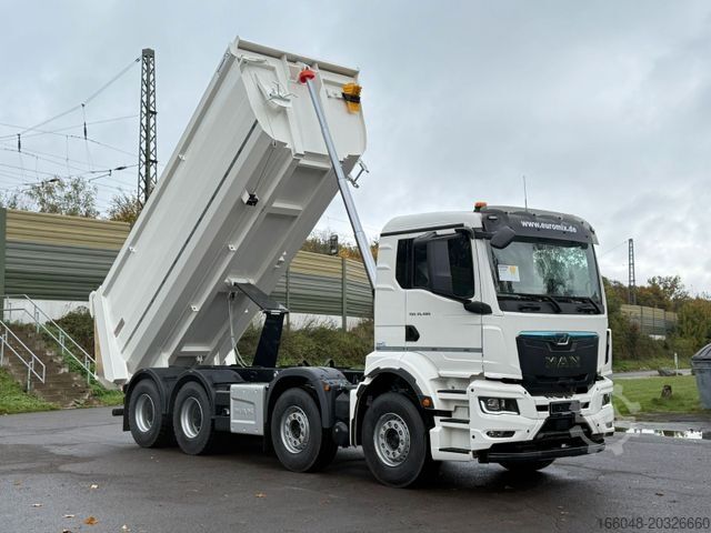 Billenő teherautó MAN TGS 35.480 BB 8X4 Mulden Kipper 5X Vorhanden