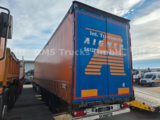 Semi-remorque bâchée SCHMITZ CARGOBULL SCB S3T / Varios / German / neutrale Plane