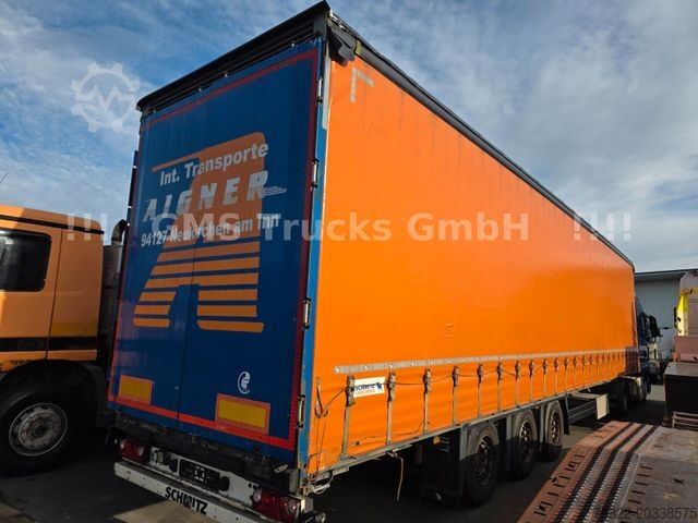 Semi-remorque bâchée SCHMITZ CARGOBULL SCB S3T / Varios / German / neutrale Plane