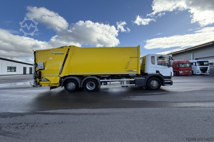 Vuilniswagen Scania P360 LB 6x2 Faun / Swiss-Vehicle