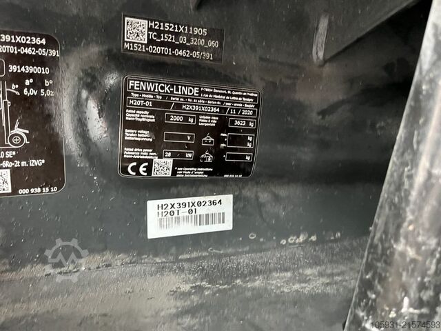 LPG targoncák Linde H20T-01